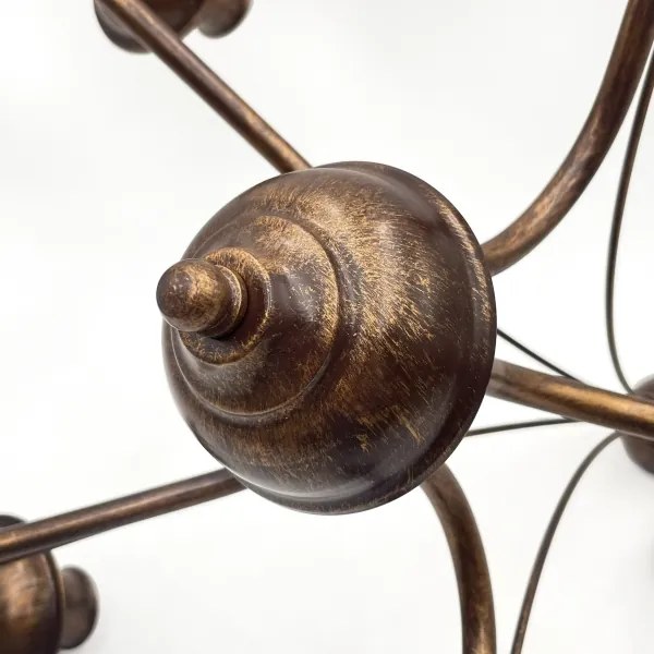 ANTON láncos csillár 5xE14/15W/230V bronz