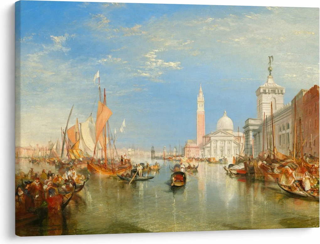 Kép - Joseph Mallord William Turner, Venice the Dogana and San Giorgio Maggiore, reprodukciók (70x50 cm)