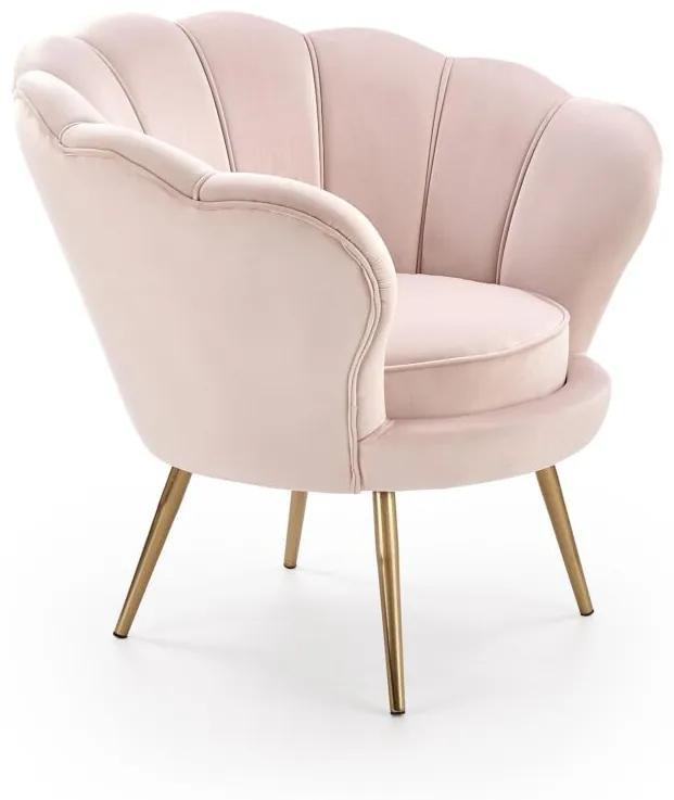 AMORINO fotel, világos rózsaszín
