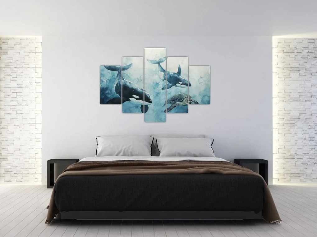 Kép - Víz alatti festmény (150x105 cm)