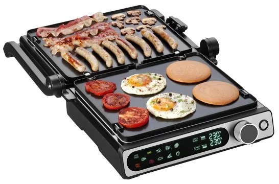 Concept ge3500 - Kontaktgrill mit Temperatursensor 2000W/230V schwarz