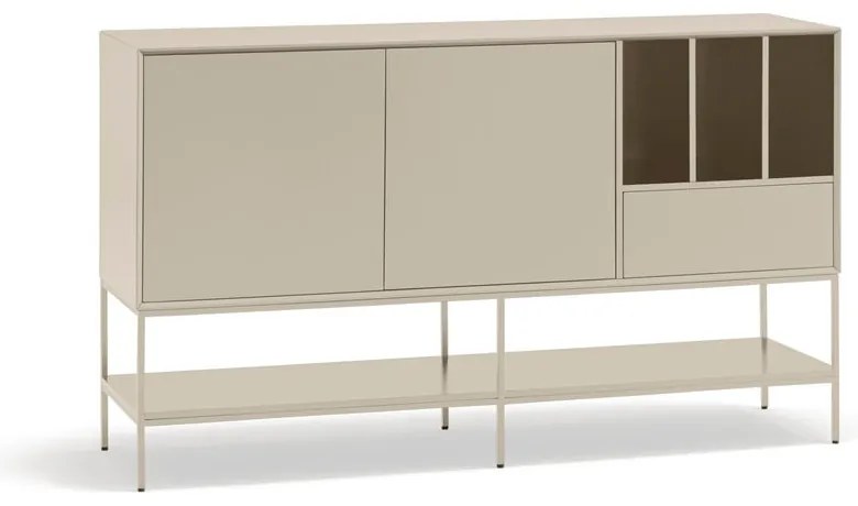 Krémszínű komód 166x98x45 cm Platt – Teulat