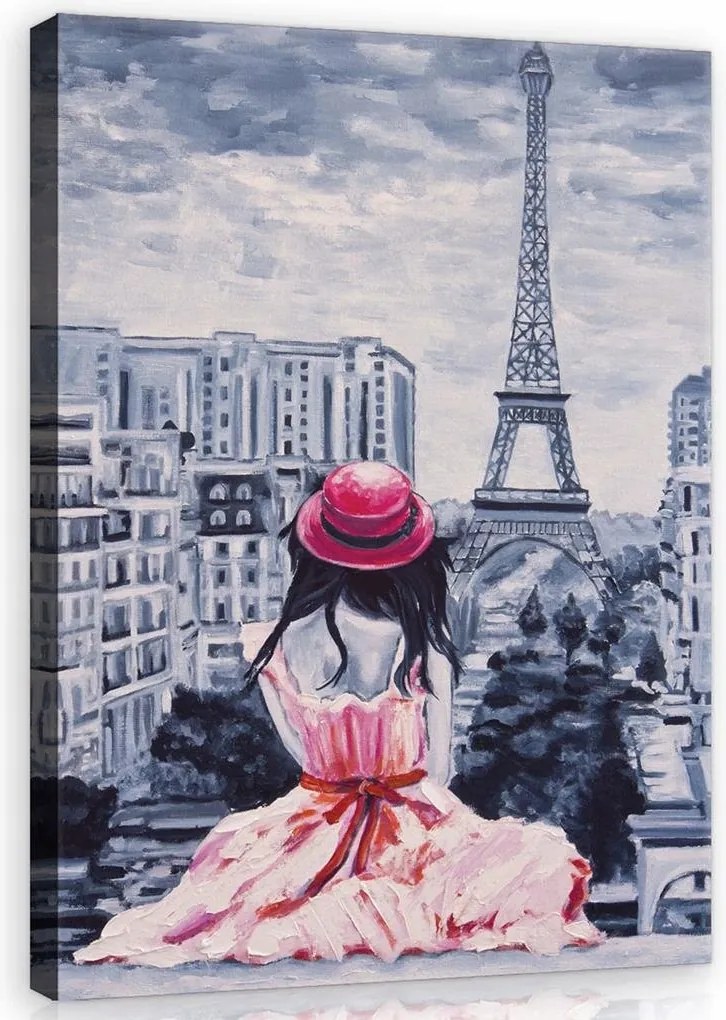 Vászonkép, mint festett város falikép 100x75