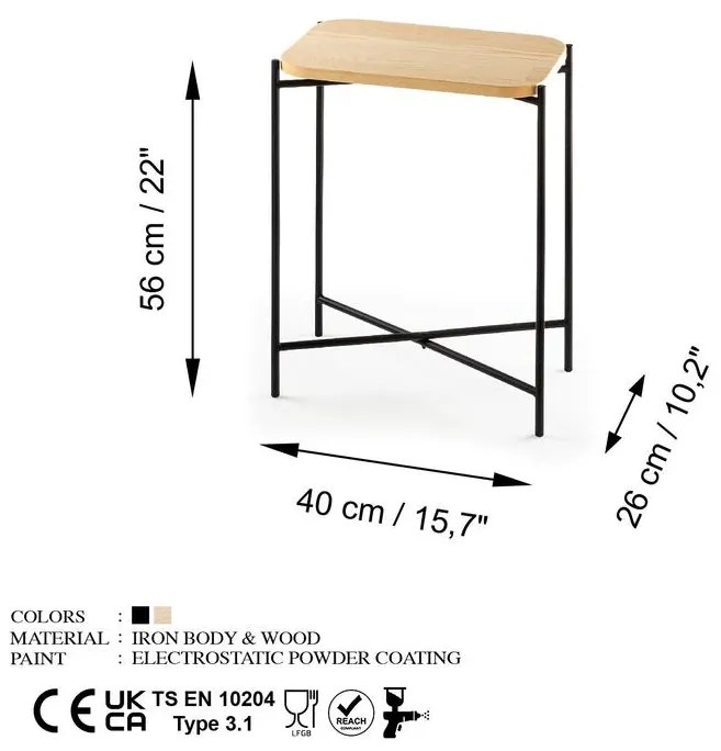 Dohányzóasztal Shb-003