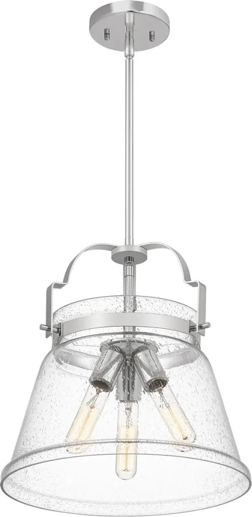 Quintiesse WIMBERLEY QN-WIMBERLEY-P-PC Függőlámpa 3x60W/E27