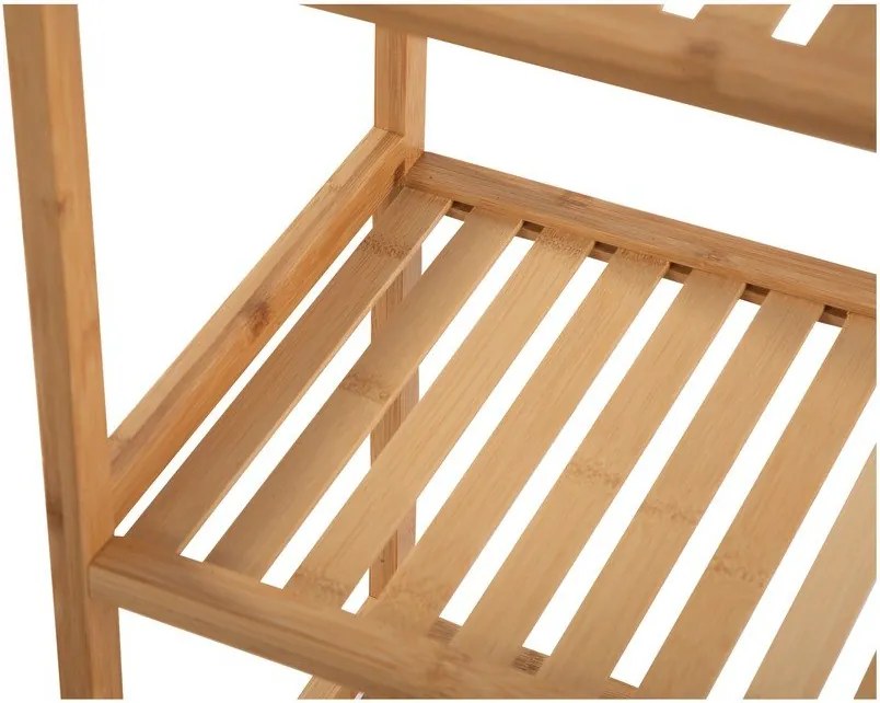 Natúr színű bambusz fürdőszobai polcos állvány 40x154 cm Skaren – Bonami Essentials