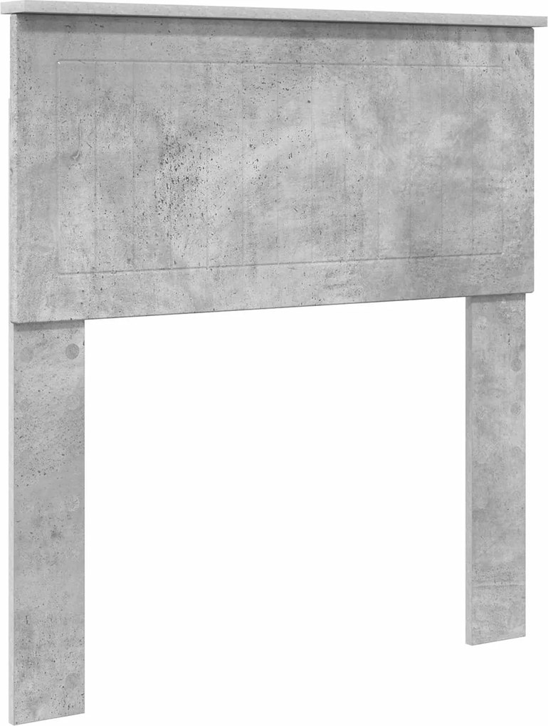 vidaXL Fejtámla Beton Szürke 80 cm Faanyag