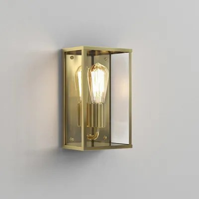 ASTRO LIGHTING 1095034 HOMEFIELD Klasszikus Kültéri Fali Lámpa Sárgaréz E27 IP44