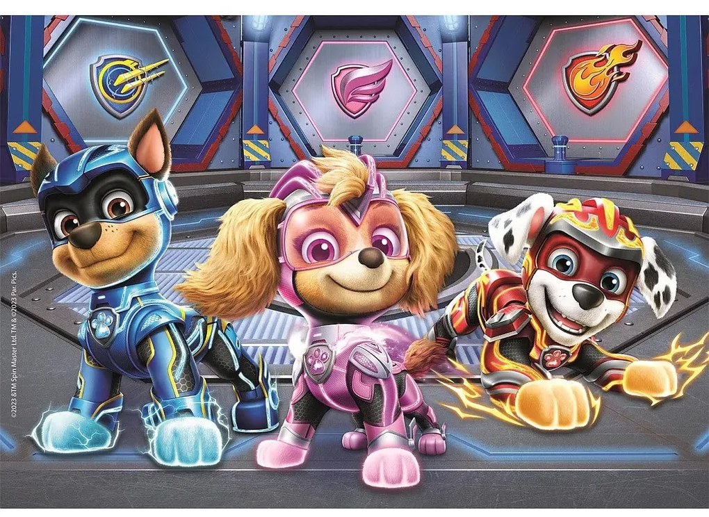 Mancs Őrjárat Mighty 2x60 db-os puzzle Clementoni