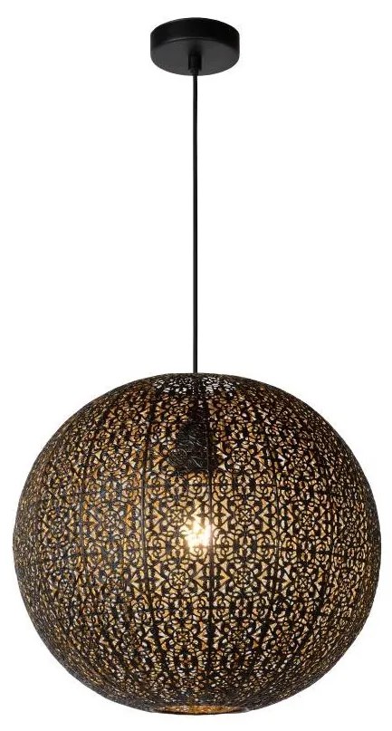 Lucide 78383/40/30 - Függeszték TAHAR 1xE27/60W/230V fekete