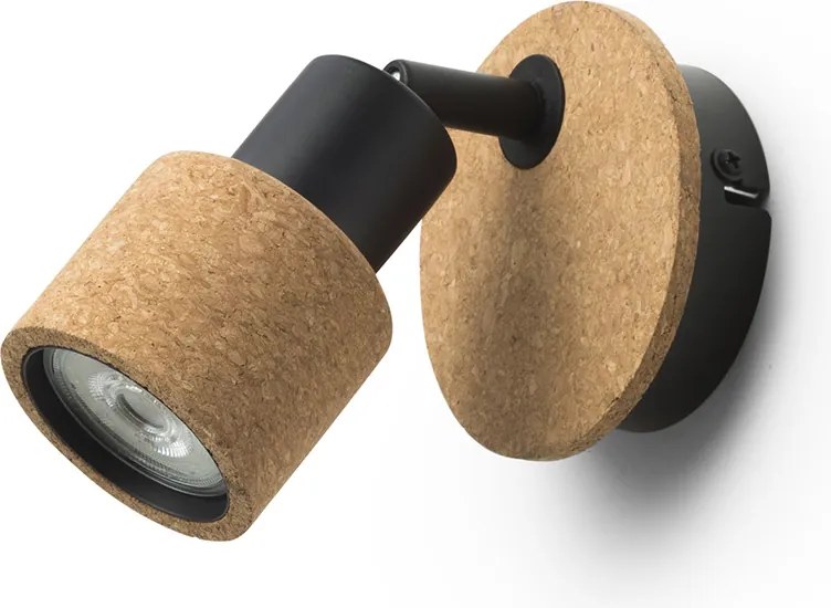 RENDL ASTRA fali lámpa parafa/fekete 230V LED GU10 4.5W
