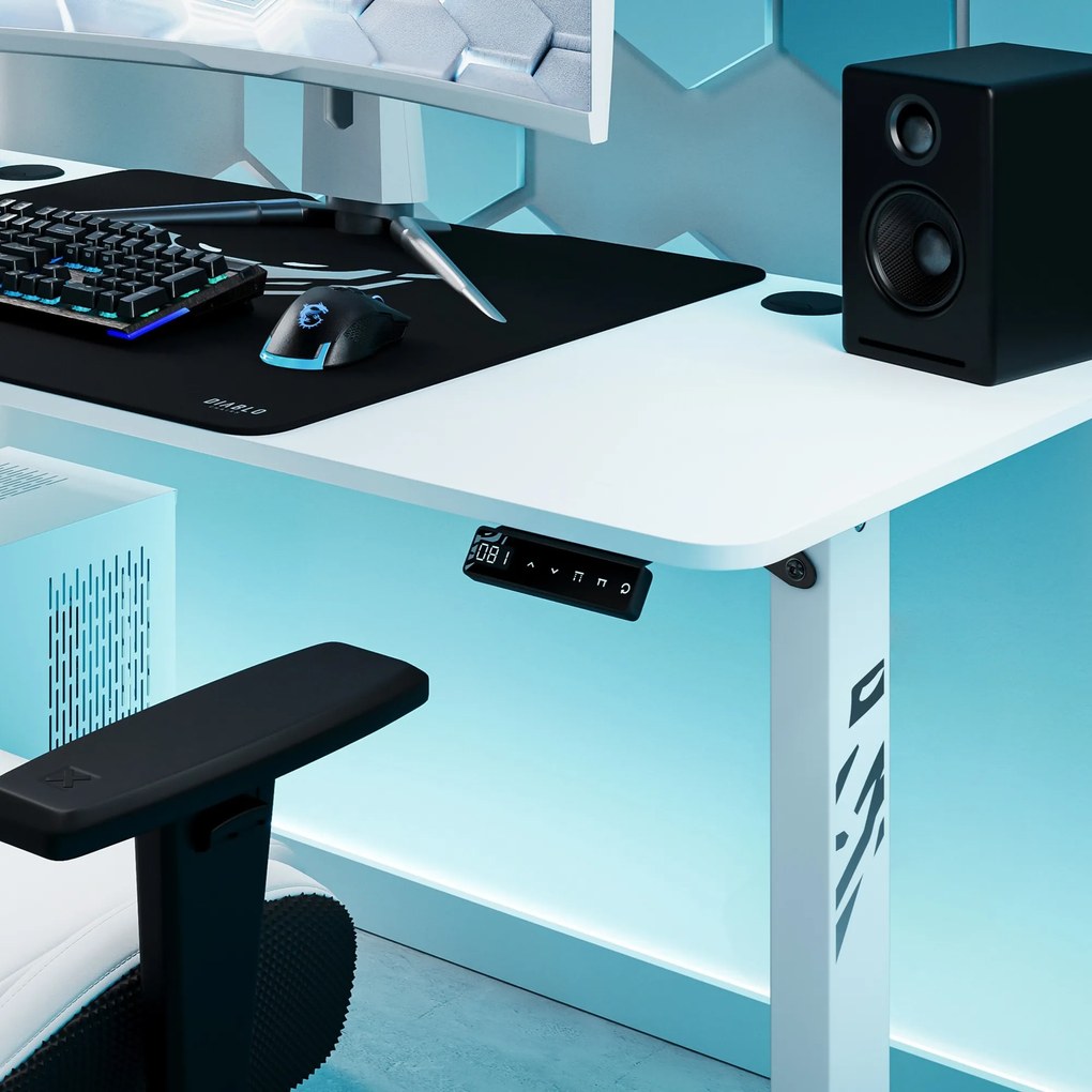 Diablo X-Tensio Állítható Magasságú Íróasztal 1400 Fehér