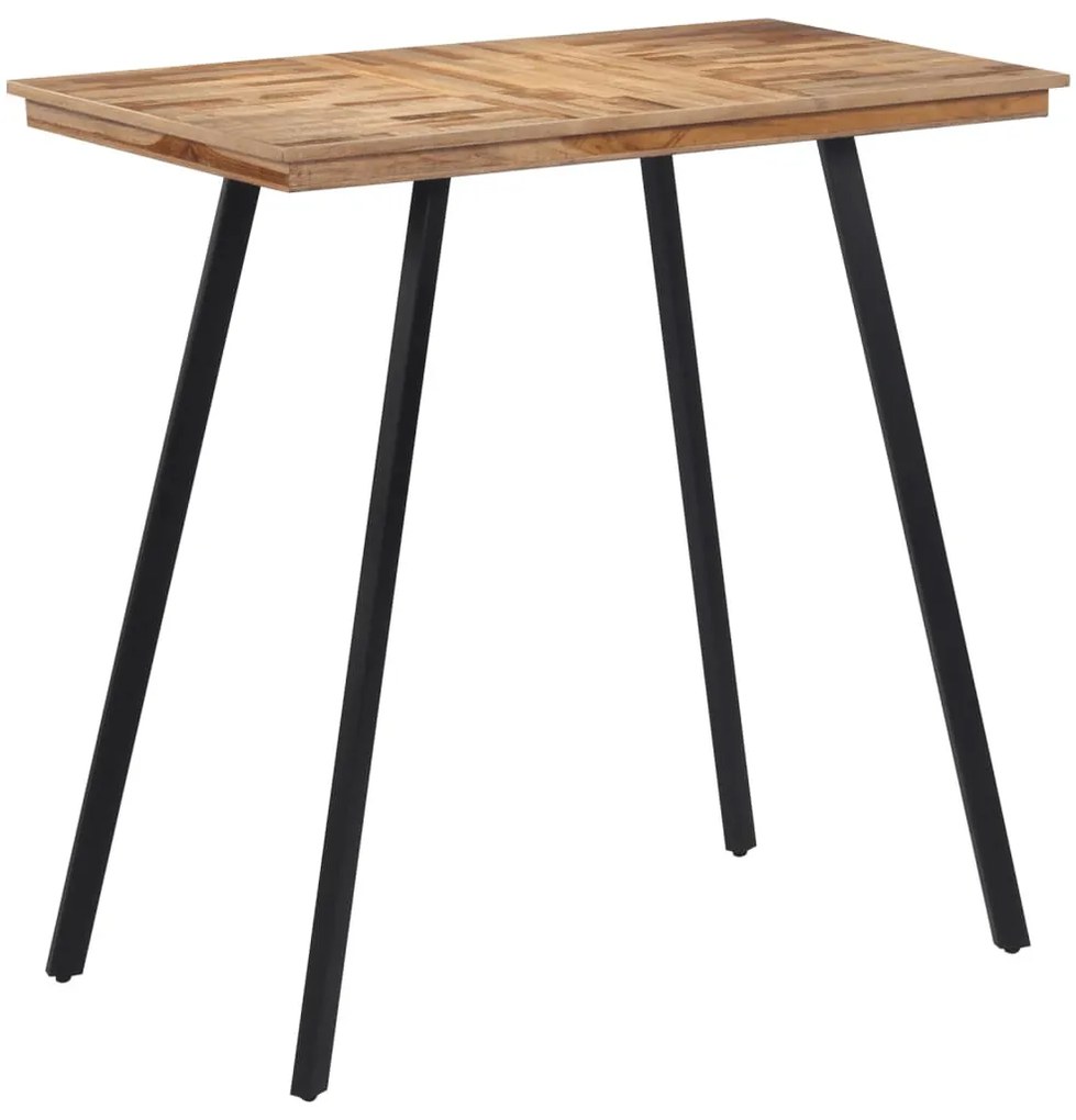 Tömör tíkfa bárasztal 110 x 55 x 105 cm