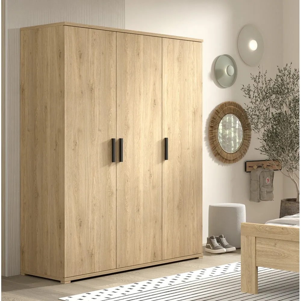 Natúr színű gyerek ruhásszekrény 150x199x59 cm Sam – Vipack