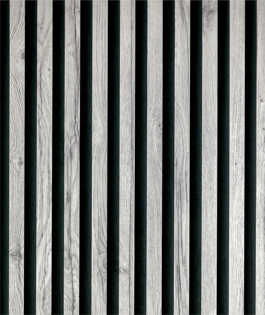 Lamellákat utánzó fali tapéta Lamellák 3D hatás