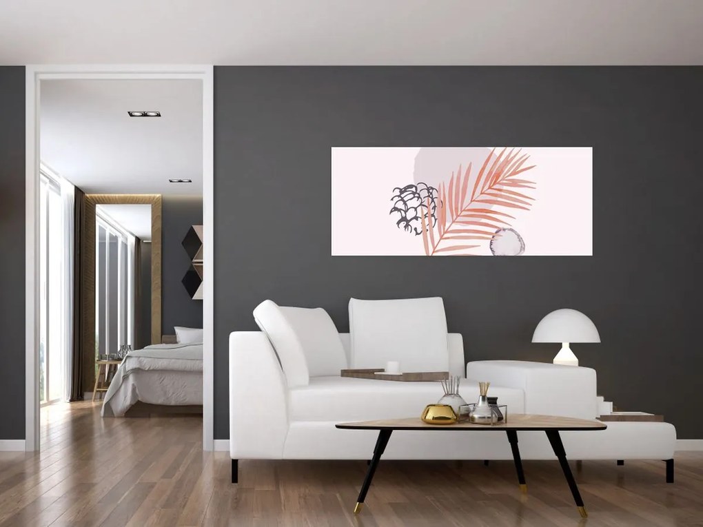 Kép - Lila minimalizmus N⁰3 (120x50 cm)