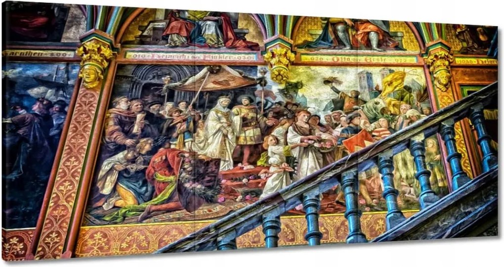 Festmények 180x90 Gyönyörű falfestmény