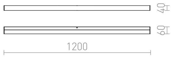 RED-Design Rendl-R12406-LED LEVIA fürdőszobai tükörvilágítás LED/24W/230V IP44
