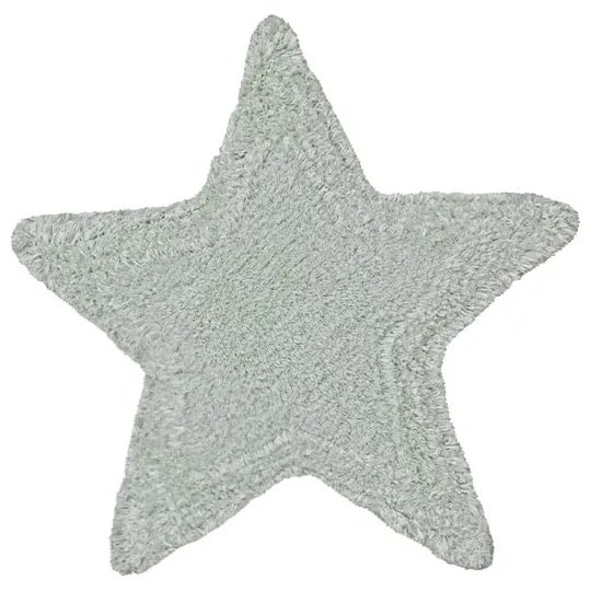 Pamut gyerek párna 54x54 cm Stella Blue Sage – Lorena Canals