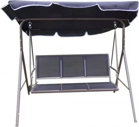 ROJAPLAST Kerti hintaágy COMFORT Fekete