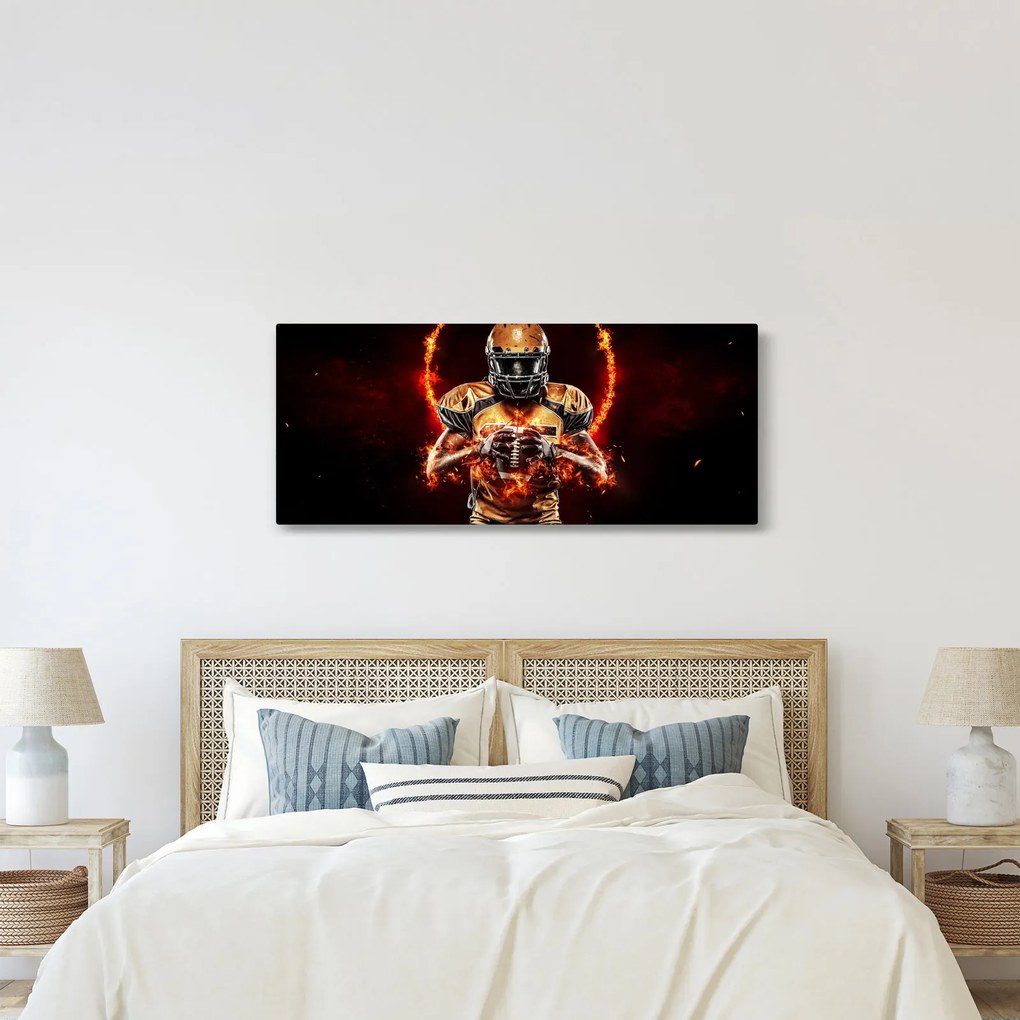 Kép - Amerikai futballista (120x50 cm)