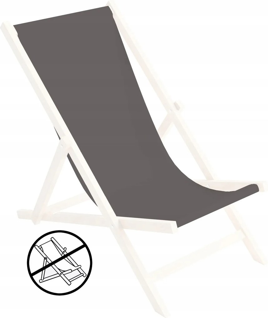 Napozóágy Ülőgarnitúra Fa Strand Kerti Egyszínű Grafit Szürke