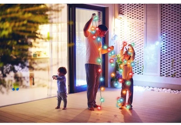 Retlux - LED Karácsonyi kültéri lánc 80xLED/25m IP44 többszínű