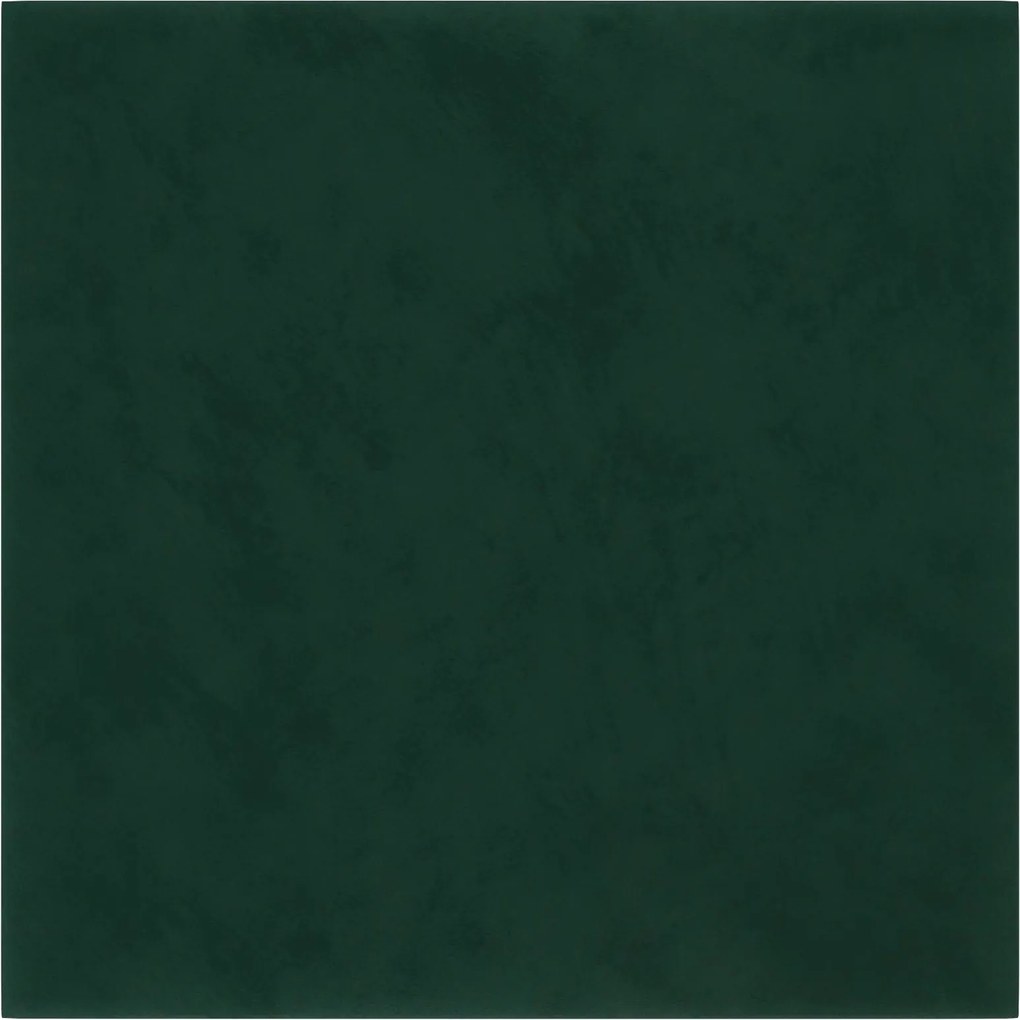 vidaXL Fali Fejtámla 12 pcs Sötétzöld 30 x 30 cm Bársony