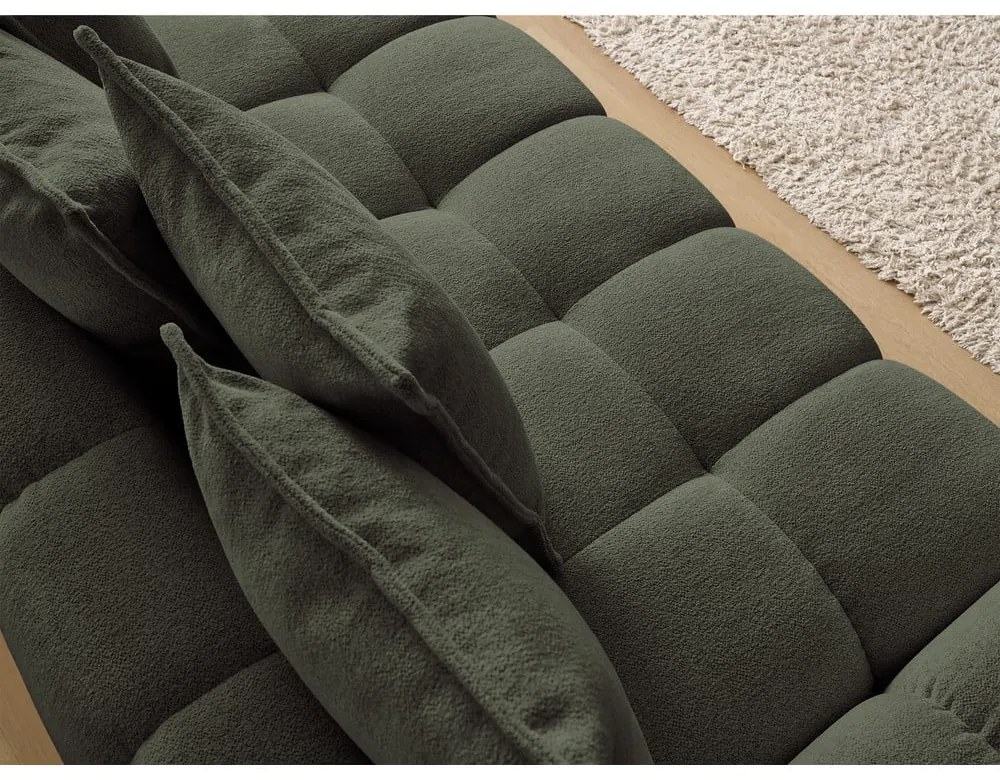 Zöld zsenília kanapé 278 cm Everest – Bobochic Paris