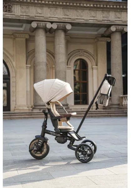 QPlay - COMFO MAX 7 az 1-ben gyerek tricikli, bézs