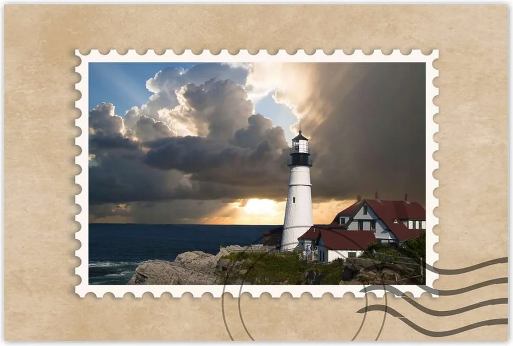 Poszterek 120x80 Világítótorony Tenger