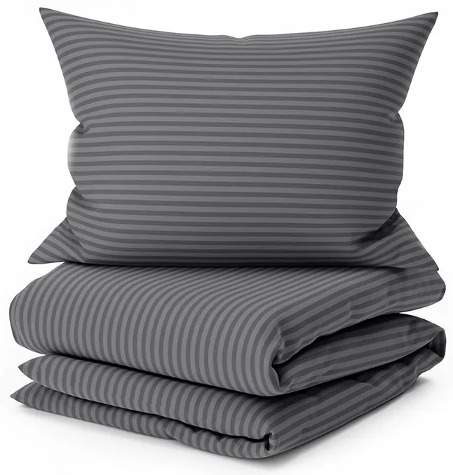 Alterna szürke pamut ágyneműhuzat