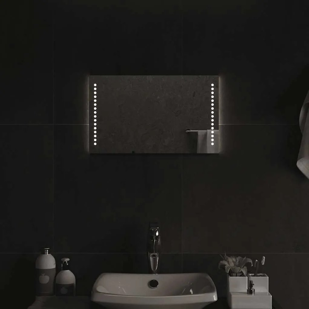 LED-es fürdőszobatükör 50x30 cm