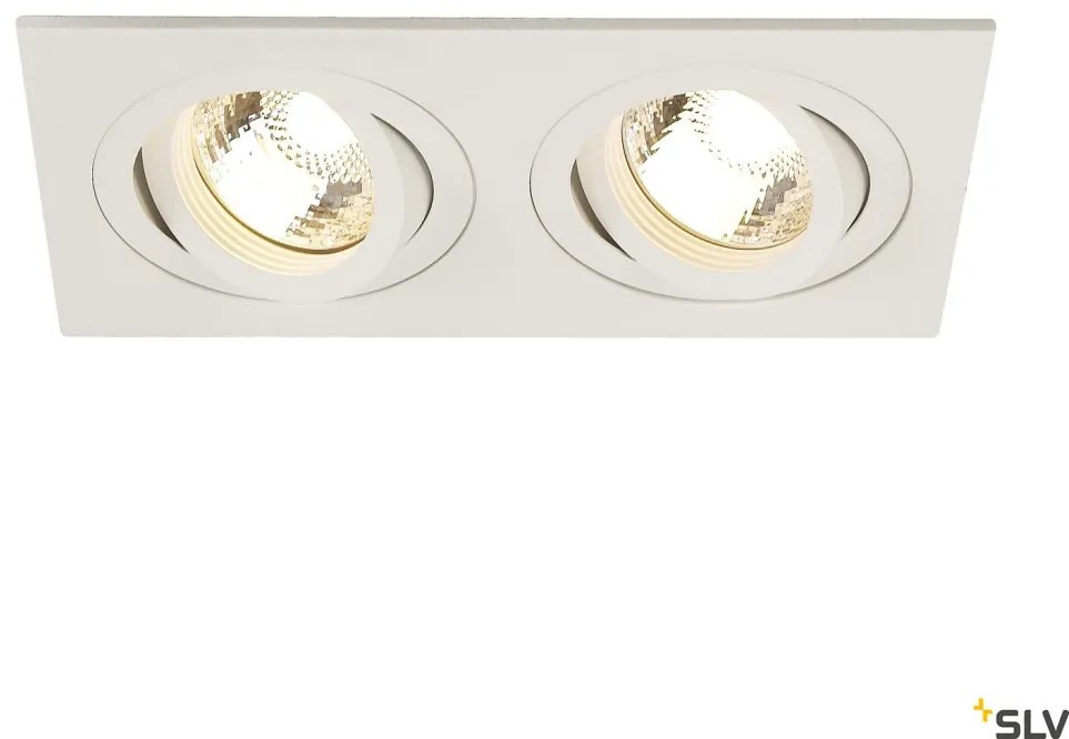 SLV NEW TRIA 113512 Beépíthető spotlámpa 2x50W/GU10 IP20