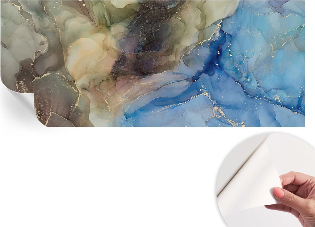 Fotótapéta Öntapadós Dekoratív tapéta Színes absztrakt 250x104 cm