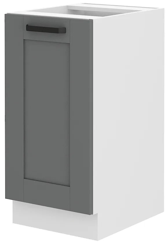 Alsó konyhaszekrény Lucid 40 D 1F BB (dustgrey + fehér). 1045540
