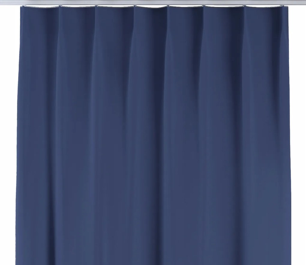 Függöny flex akasztóval, szimpla 130x245cm, kék árnyalatok