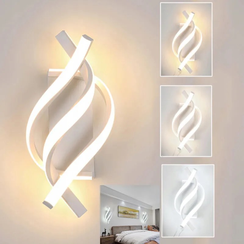 Fali Lámpa Beltéri Led Fali Lámpa 22W 3000K-6000K Hálószobába, Nappaliba