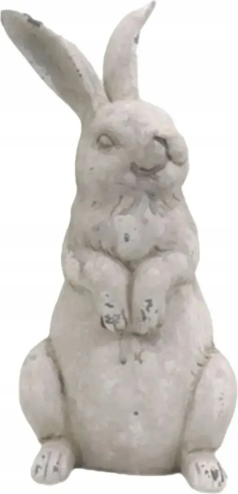 Clayre &amp; Eef nyúl figura. Fehér, műgyanta húsvéti dekoráció