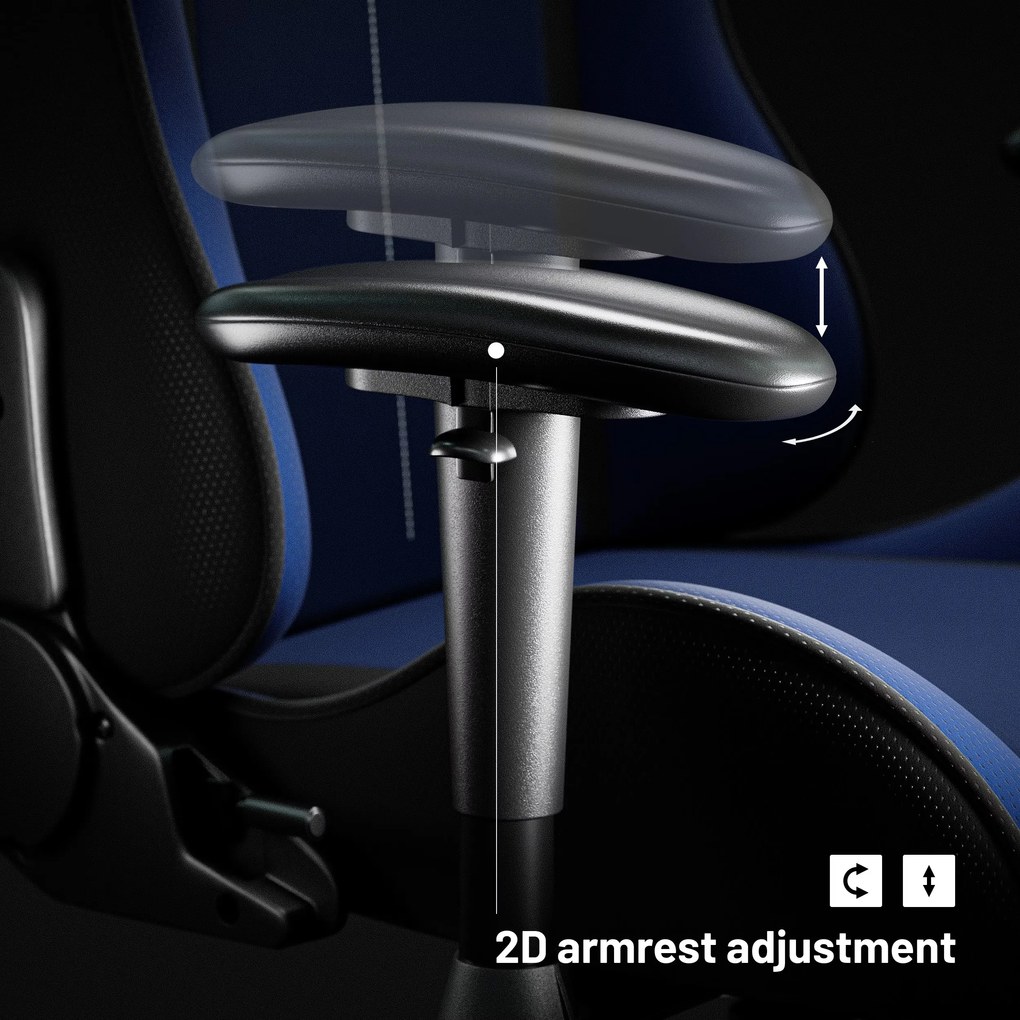 Diablo X-Starter sötétkék szövet játék szék