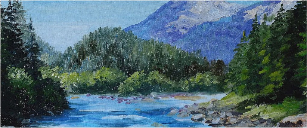 Fotótapéta Flizelin Dekoratív tapéta Hegyi táj 250x104 Ragasztó