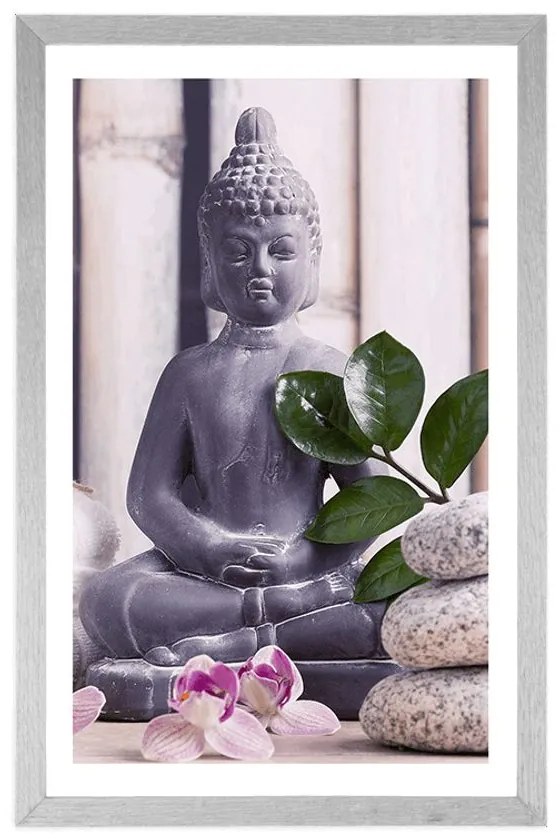 Poszter paszportuval wellness Buddha