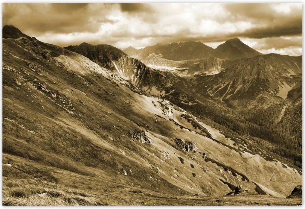 Poszterek 155x105 Tátra Lengyel hegyek Kilátás