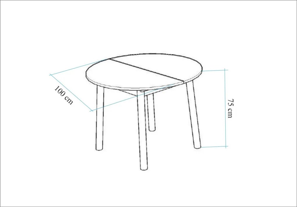 Oliver - Oak, Black