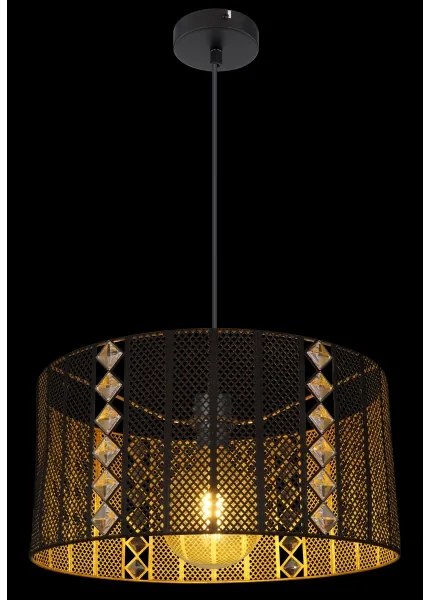 Globo 15450H - ABINY 1xE27/60W/230V arany/fekete függeszték