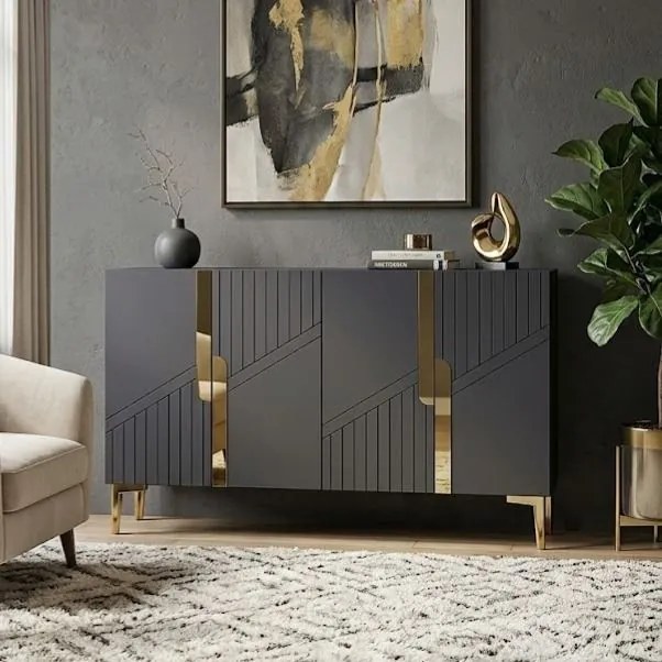Evva 120 - Anthracite, Gold