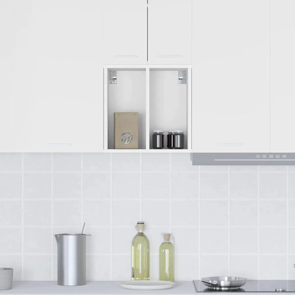 Függő szekrény polcokkal Riga Fehér 40 x 29,5 x 40 cm Faanyag