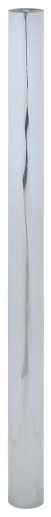 ezüst PVC tükröző statikus napsugárzás elleni fólia 45 x2000 cm