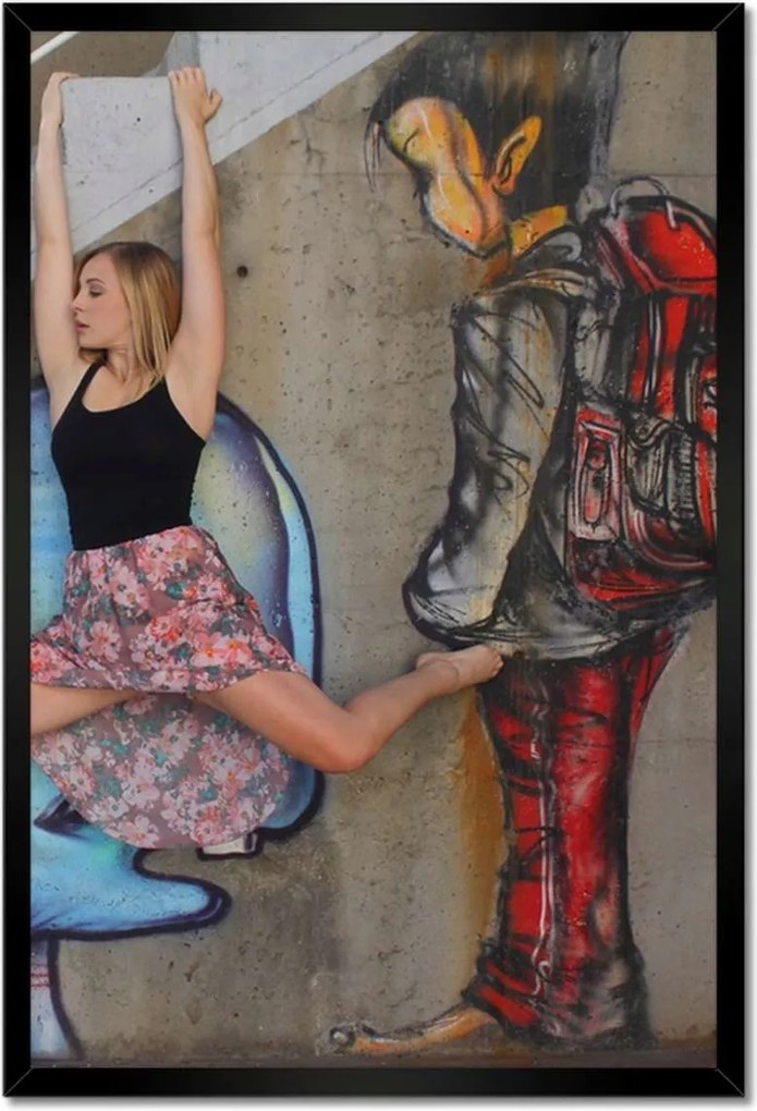 Poszterek keretben 40x60 Graffiti Utcaművészet