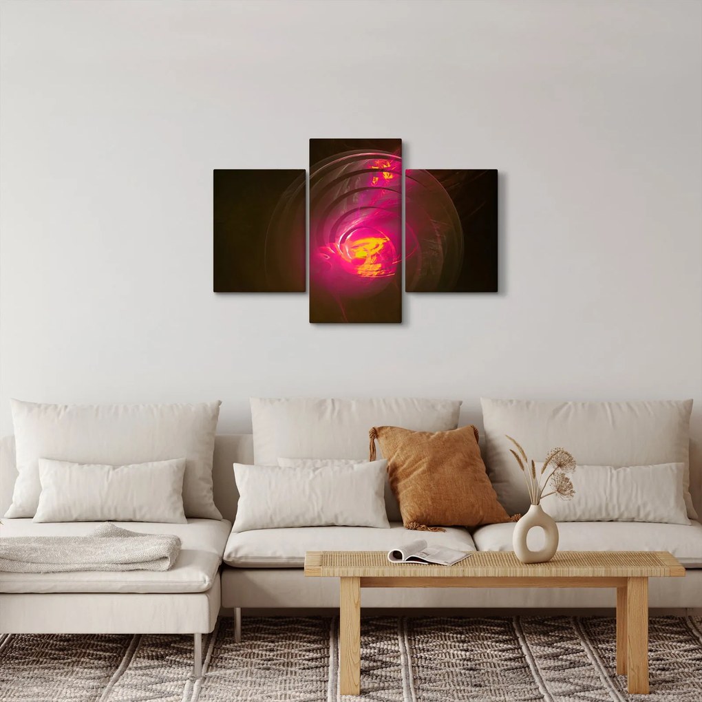 Kép - spirális absztrakció (90x60 cm)